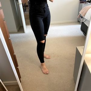 American eagle black skinny jeans